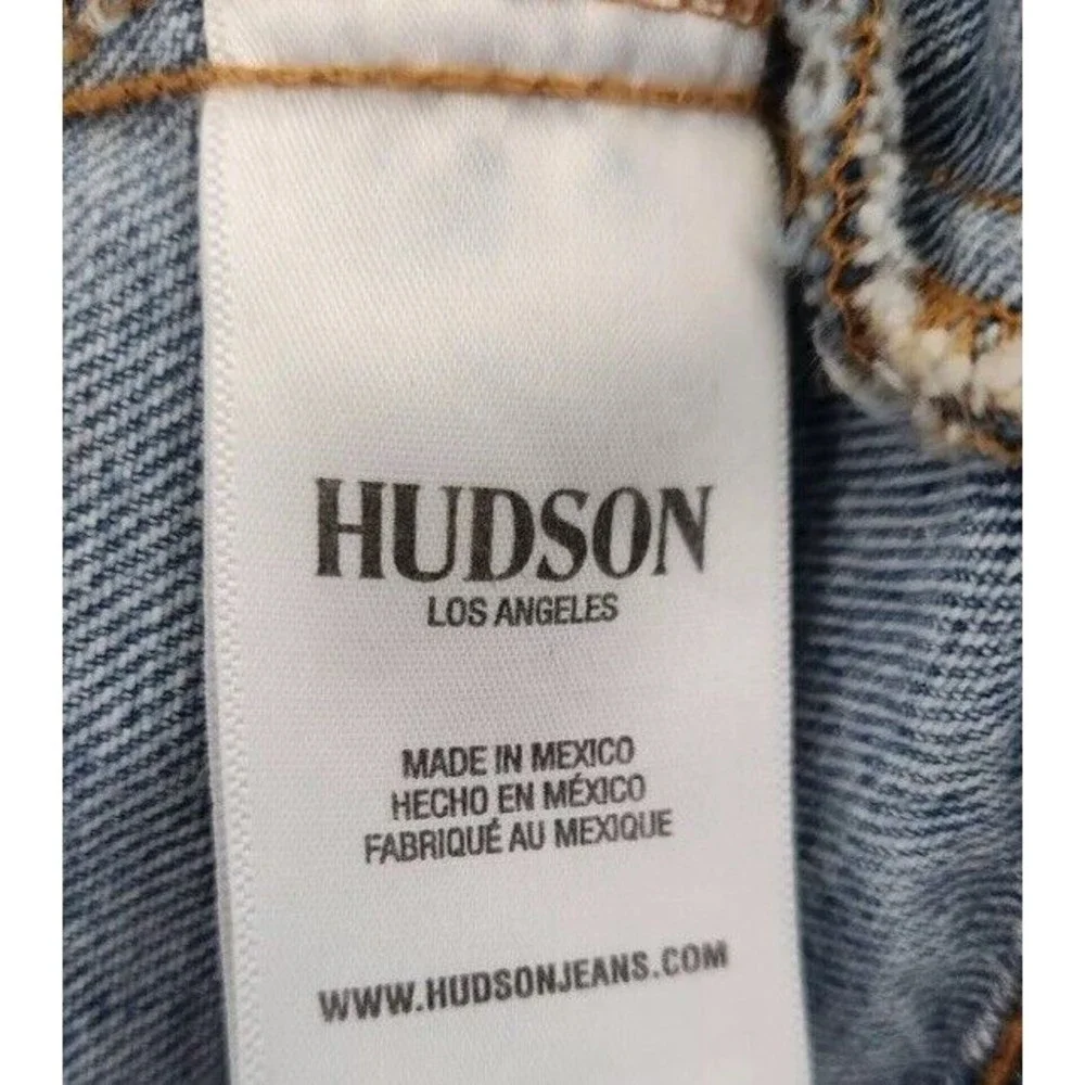 Hudson Jeans Classic Trucker Denim Jacket Blue Tahoe, Women’s Size S/M $215, NWT - Picture 8 of 16
